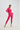 Grace seamless crop top long sleeves - Pink