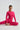 Grace seamless crop top long sleeves - Pink