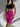 Push-up seamless biker shorts - Fuchsia