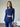 Grace seamless crop top long sleeves - Navy blue