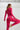 Grace seamless crop top long sleeves - Pink