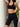 Push-up B biker shorts - Black