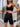 Push-up seamless biker shorts - Black