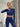 Sculpt set (crop top and leggings) 2245 - Navy