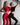 Sculpt set (crop t-shirt and leggings) 2244 - Red